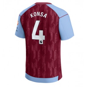 Aston Villa Ezri Konsa #4 Hemmatröja 2023-24 Kortärmad